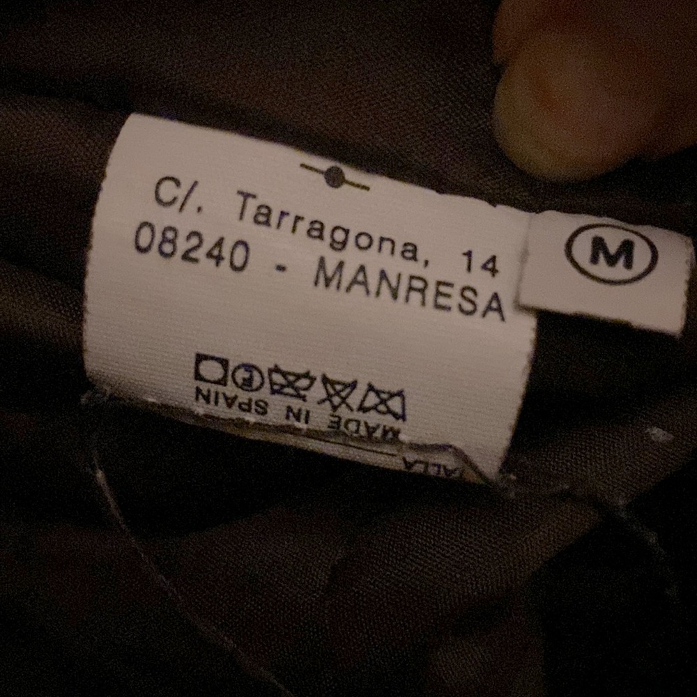 Genuine Lamb Skin Leather Jacket with polyester lining. Made in Spain. - Picture 10 of 11